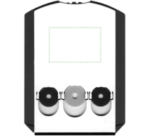 Plast 2-i-1 parkeringsskive